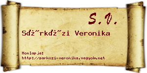 Sárközi Veronika névjegykártya